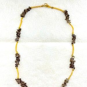 Smoky quartz necklace
